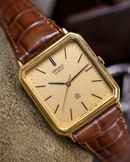 Seiko - Dolce / High-End Twin Quartz Textured Tank - 9641-5060