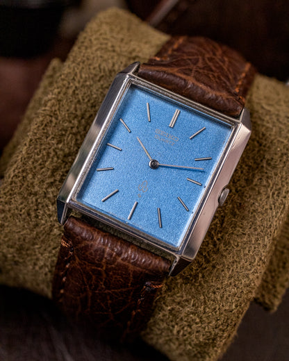 Seiko - Chariot Faceted Bezel Denim Blue Stardust Tank - 4130-5001
