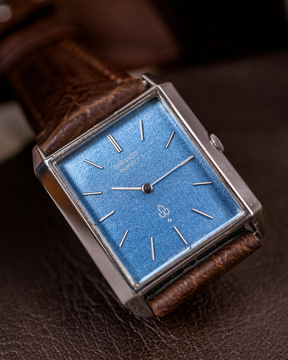 Seiko - Chariot Faceted Bezel Denim Blue Stardust Tank - 4130-5001