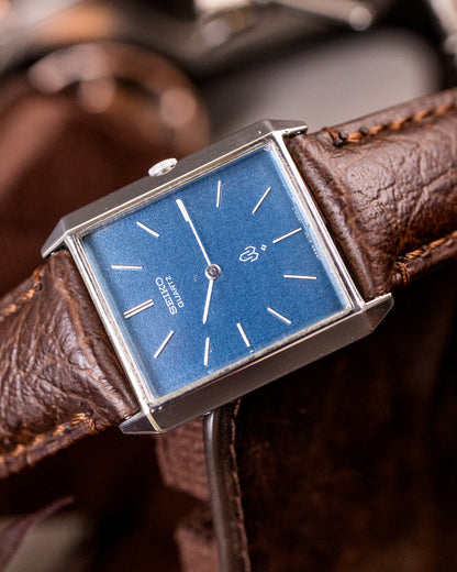 Seiko - Chariot Faceted Bezel Denim Blue Stardust Tank - 4130-5001