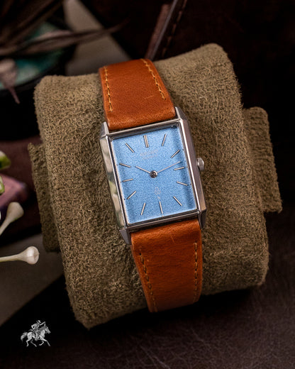 Seiko - Chariot Faceted Bezel Sky Blue Stardust Tank - 4130-5001