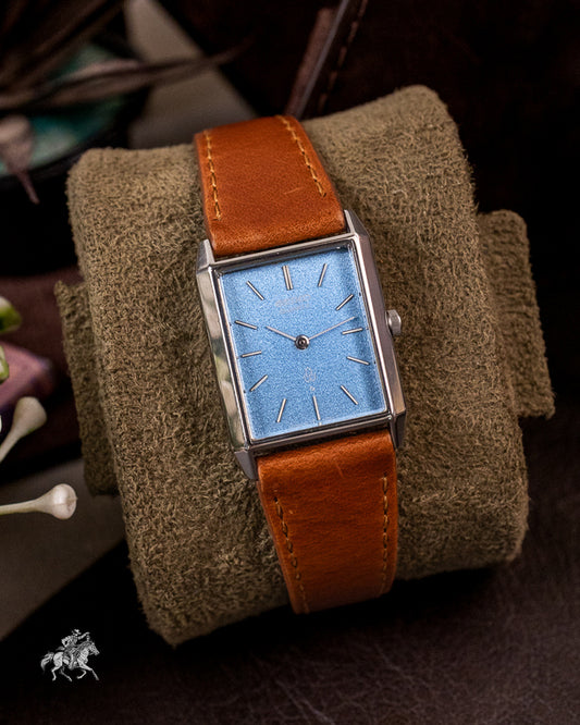 Seiko - Chariot Faceted Bezel Sky Blue Stardust Tank - 4130-5001