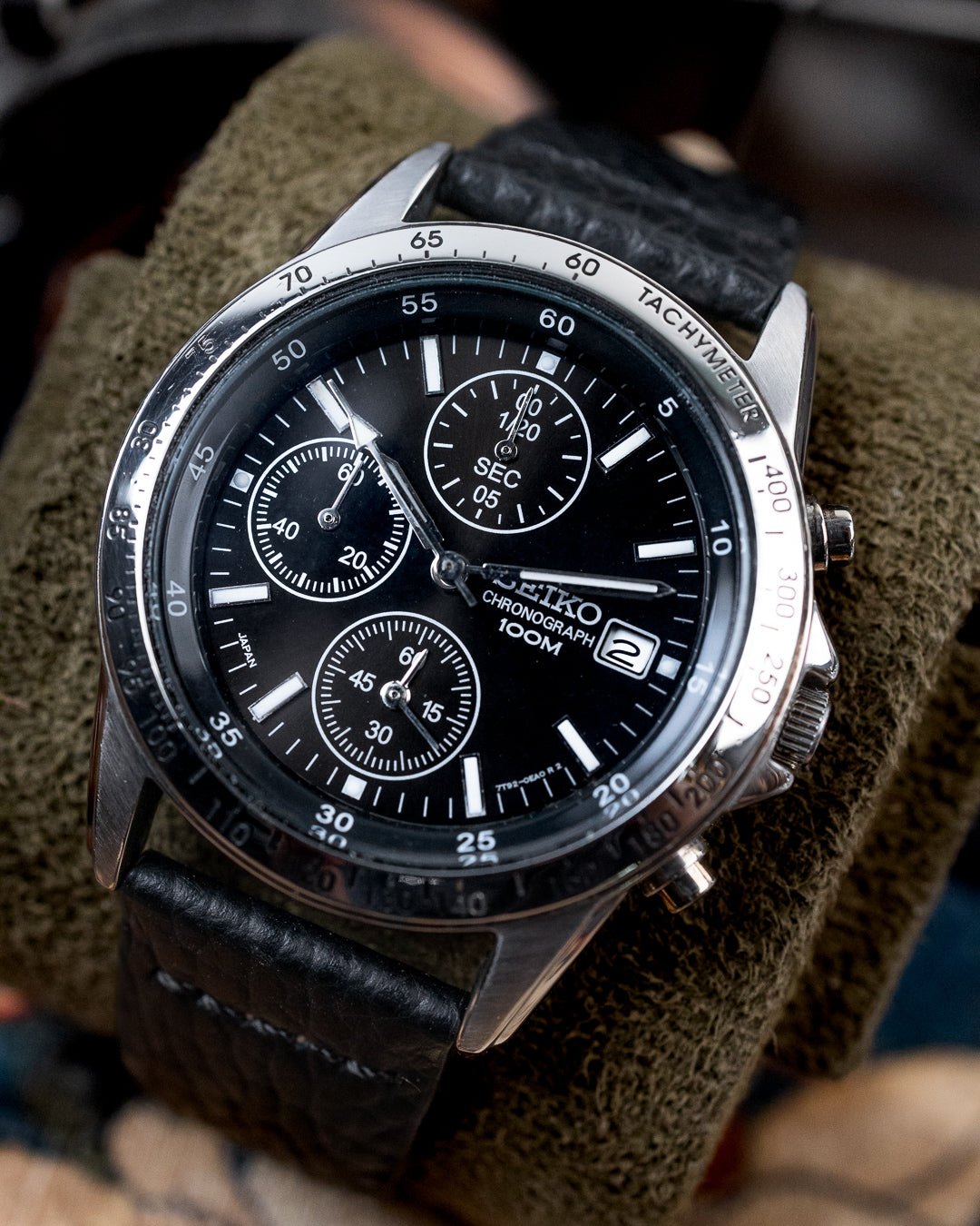 Seiko - 1/20th-Sec Precision Chronograph 100M - 7T92-0AK0