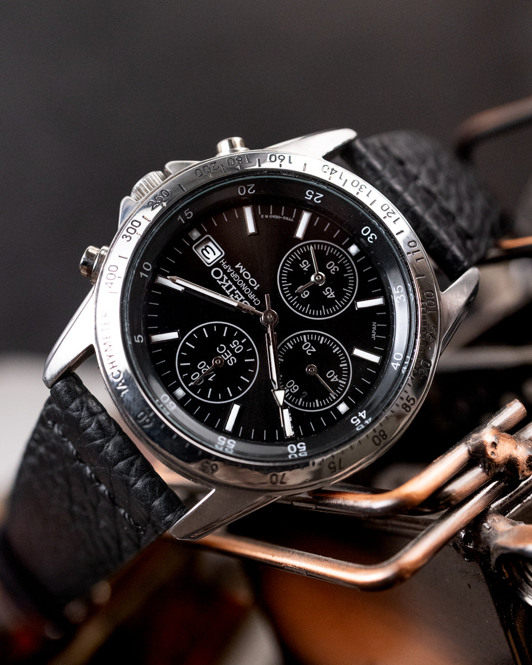 Seiko - 1/20th-Sec Precision Chronograph 100M - 7T92-0AK0