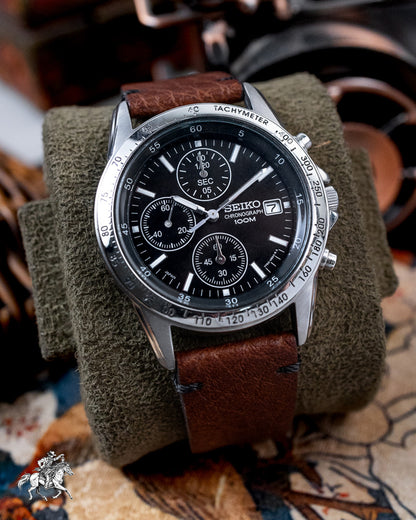 Seiko - 1/20th-Sec Tachymeter Chronograph 100M - 7T92-0DW0