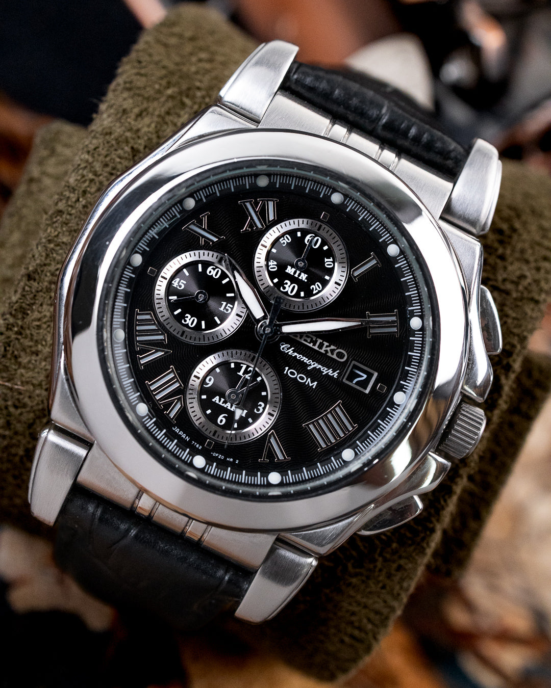 Seiko - Premier Alarm Chronograph Sapphire Roman Dial - 7T62-0EW0