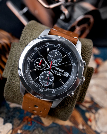 Seiko - Precision 1/10th-Sec Chronograph Stepped Bezel - 4T57-00B0