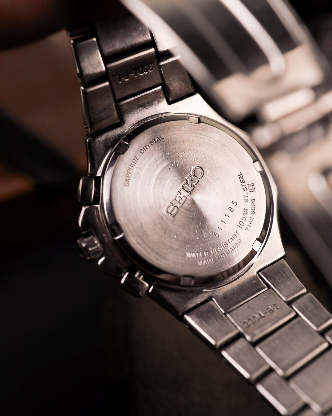 Seiko - Premier Alarm Chronograph Sapphire Riveted Bezel - 7T62-0DP0