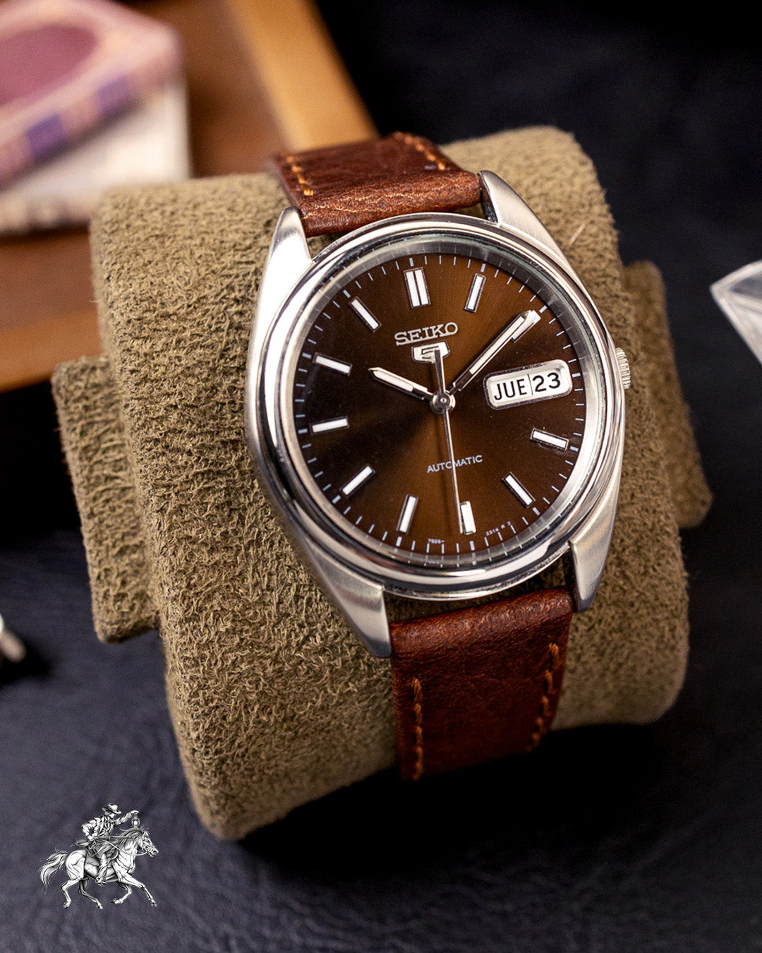 Seiko 5 - 7S26-0430 Automatic Sunburst Bronze-Brown Dial