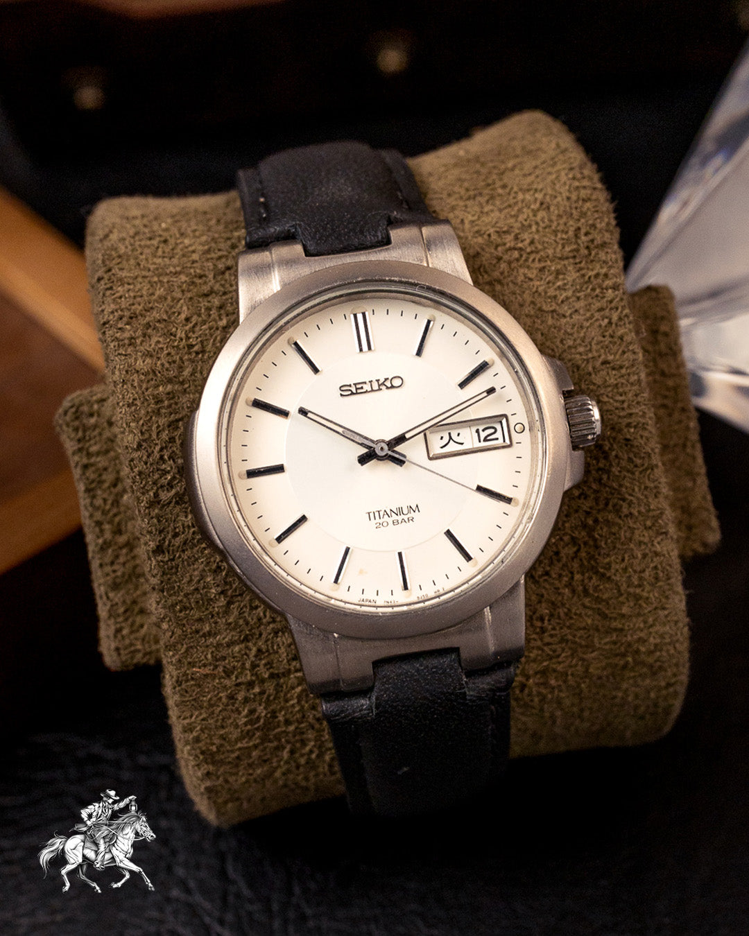 Seiko - Titanium Silver Dial Day-Date - 7N43-7B80