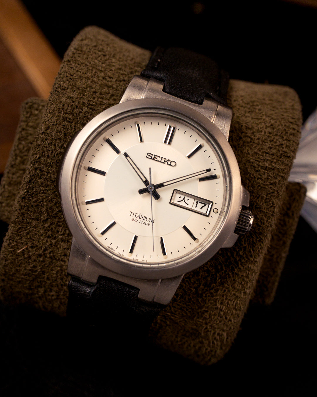 Seiko - Titanium Silver Dial Day-Date - 7N43-7B80