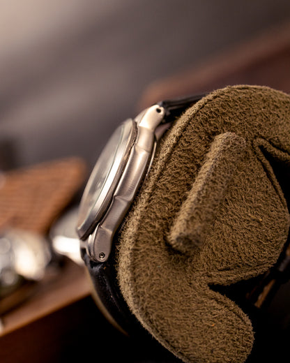 Seiko - Titanium Silver Dial Day-Date - 7N43-7B80