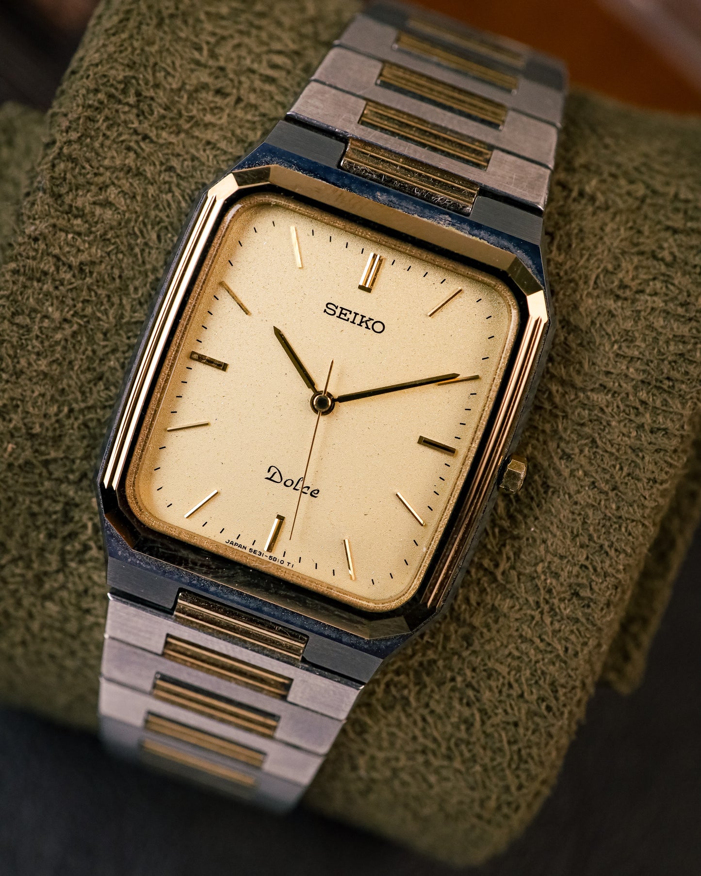 Seiko - Dolce Tungsten Carbide Tank - 5E31-5B0A