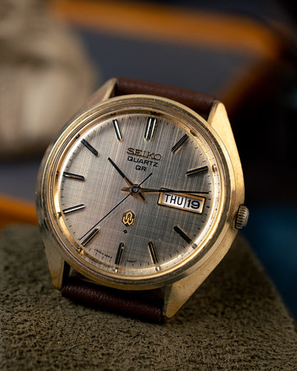 Seiko - Early Quartz QR Golden Linen Dial - 3863-7001