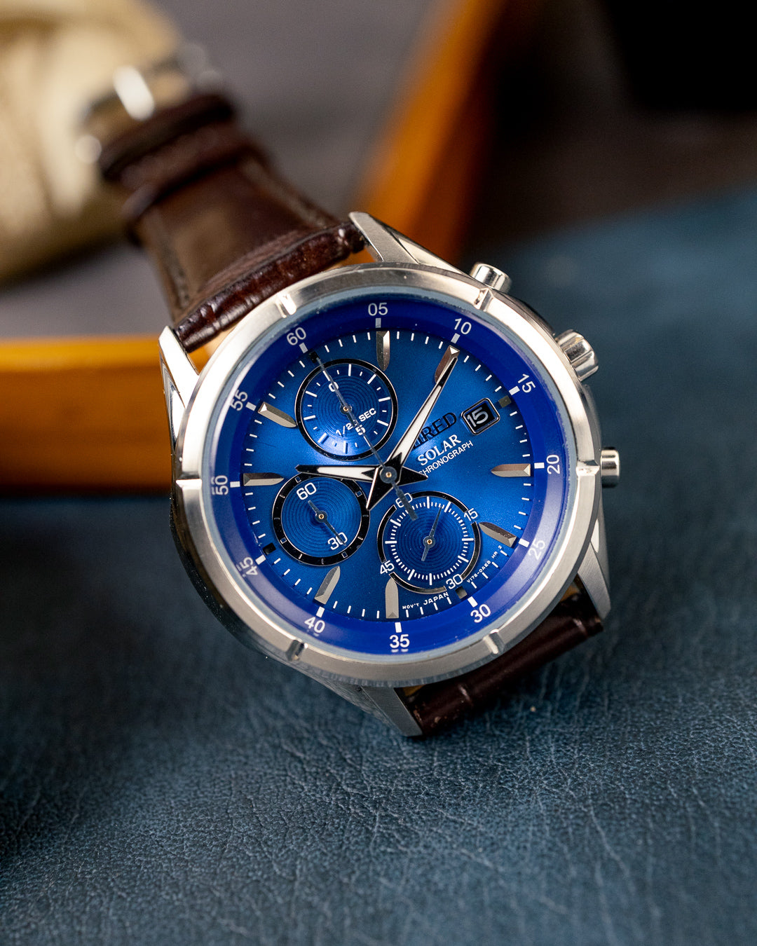 Seiko Wired - Solar Chronograph Sunburst Royal Blue - V176-0AE0