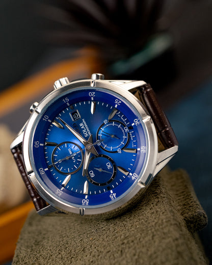 Seiko Wired - Solar Chronograph Sunburst Royal Blue - V176-0AE0
