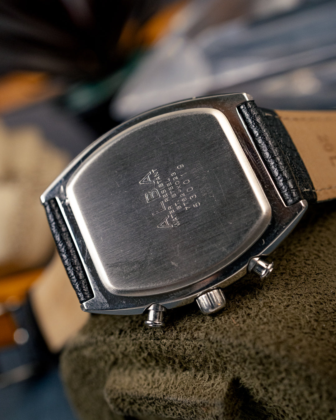 Alba (Seiko) - Tonneau Alarm Chronograph Art Deco Arabic - 7T62-X023