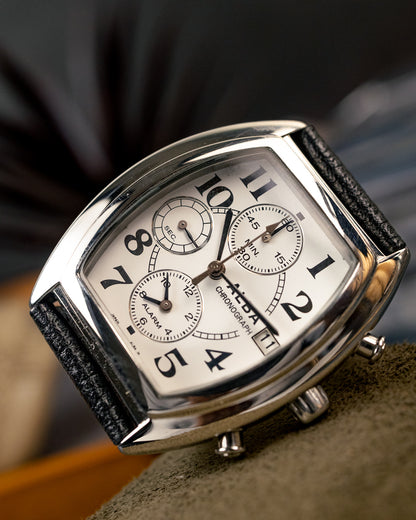 Alba (Seiko) - Tonneau Alarm Chronograph Art Deco Arabic - 7T62-X023