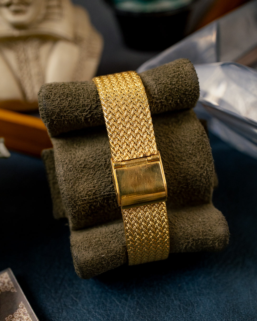 Bulova - Textured Gold Mesh Cocktail Tank - 6070233