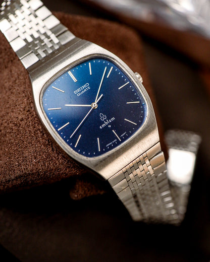 Seiko - Emblem Deep Midnight Blue Tonneau Cushion - 4120-5000