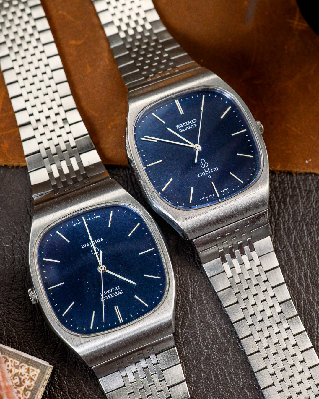 Seiko - Emblem Deep Midnight Blue Tonneau Cushion - 4120-5000