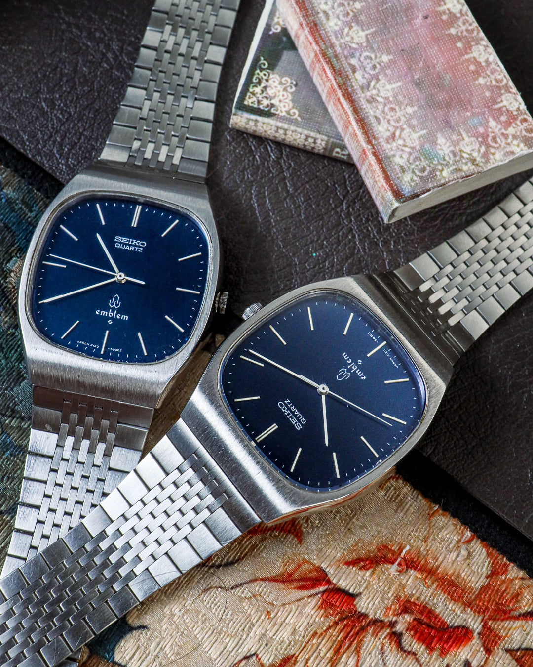 Seiko - Emblem Deep Midnight Blue Tonneau Cushion - 4120-5000
