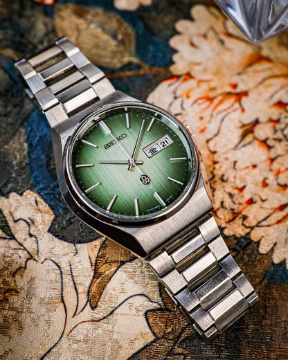 Seiko - Quartz QR Olive Sunburst - 3863-8020