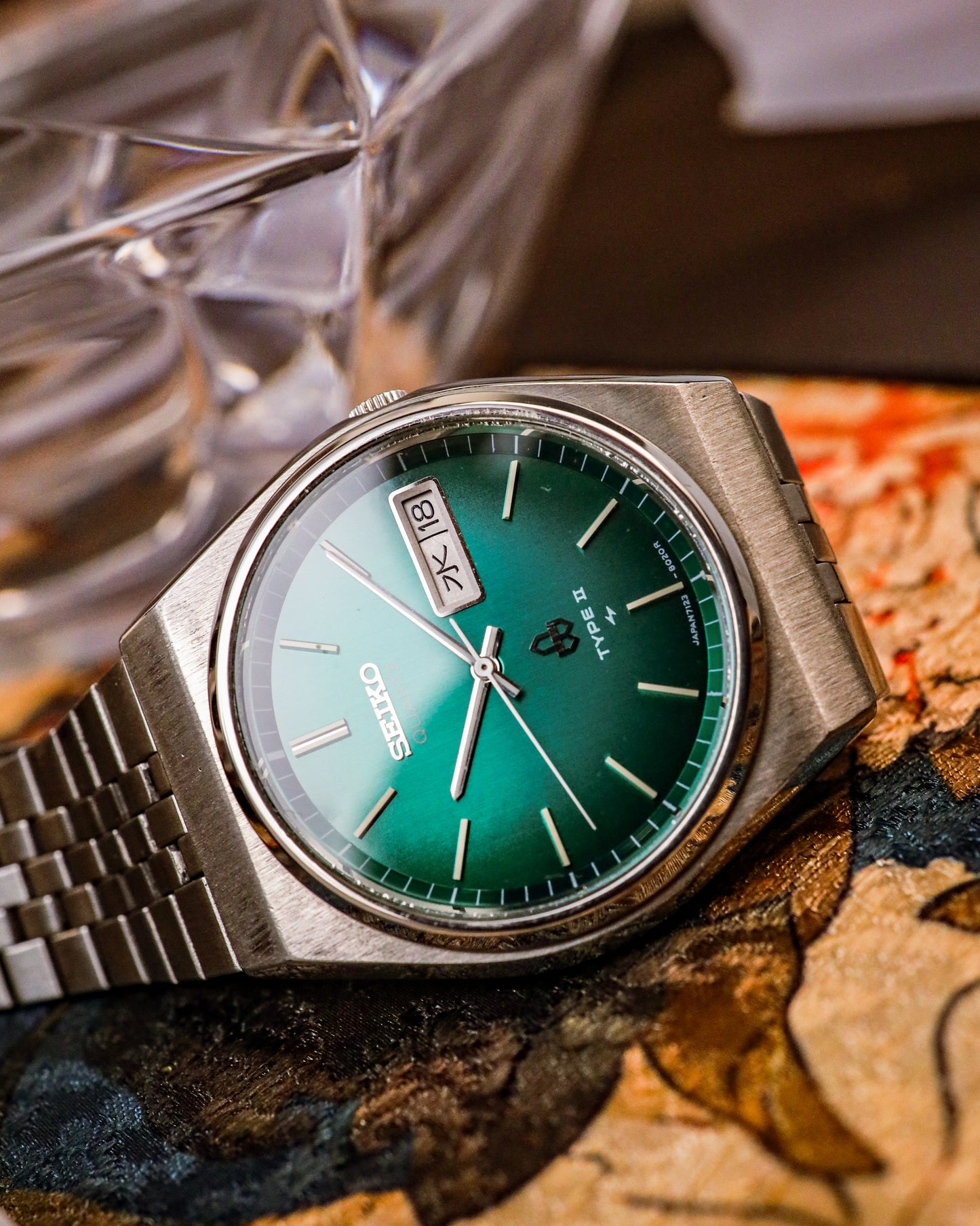 Seiko - Type II Quartz Emerald - 7123-8020R