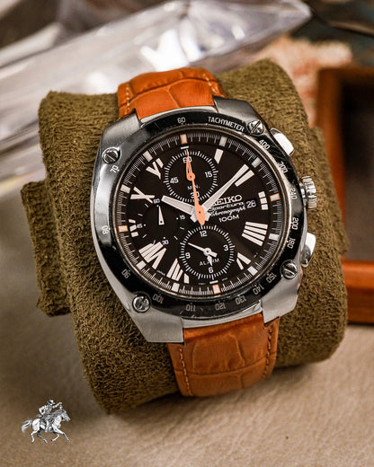 Seiko - Sportura Alarm Chronograph Roman Dial - 7T62-0ED0