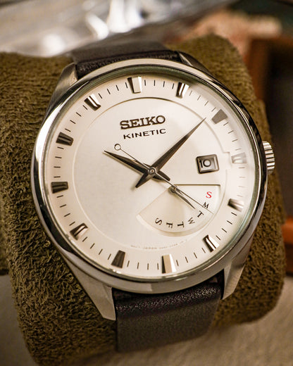 Seiko - Kinetic Retrograde Day-Date - 5M84-0AB0