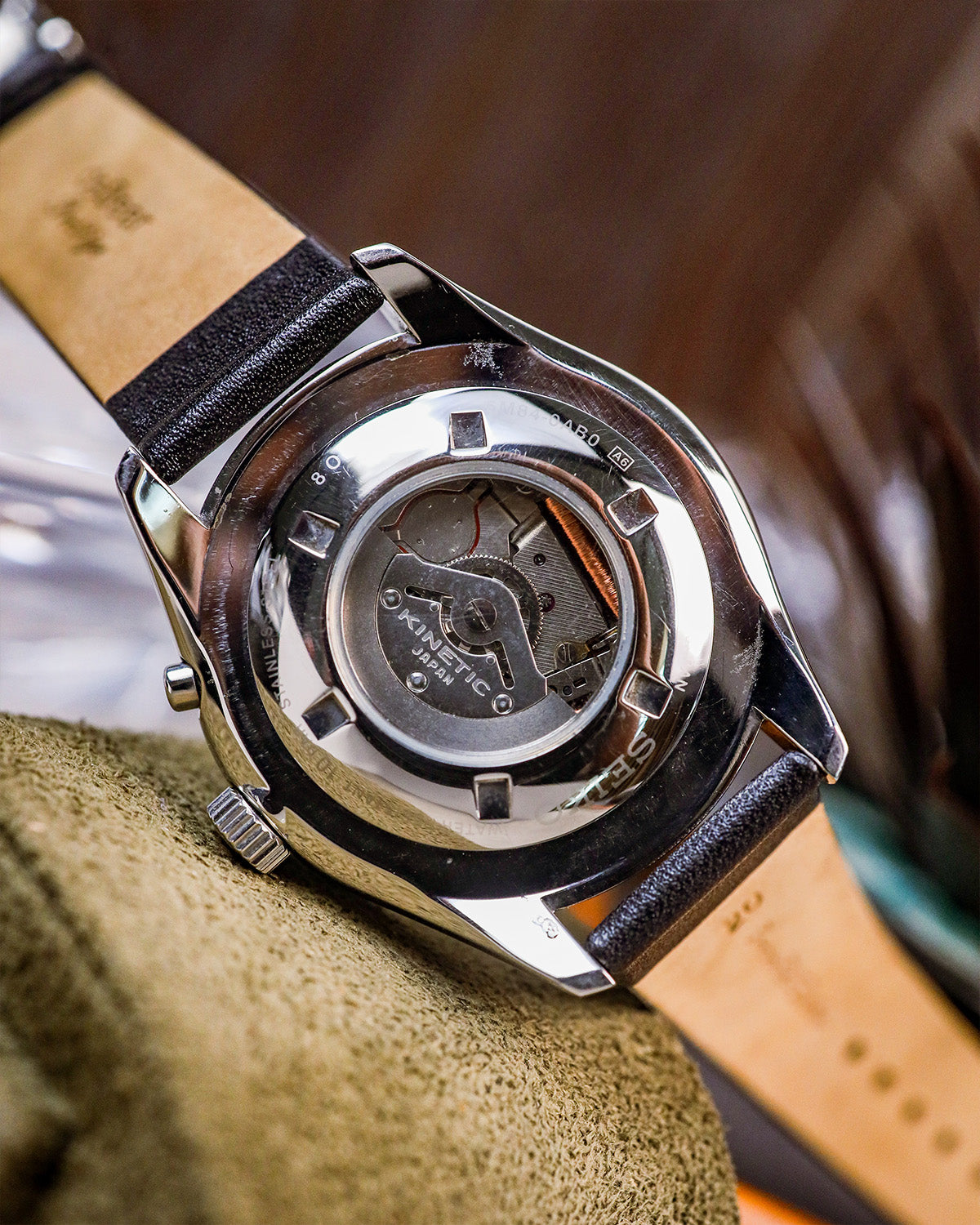 Seiko - Kinetic Retrograde Day-Date - 5M84-0AB0