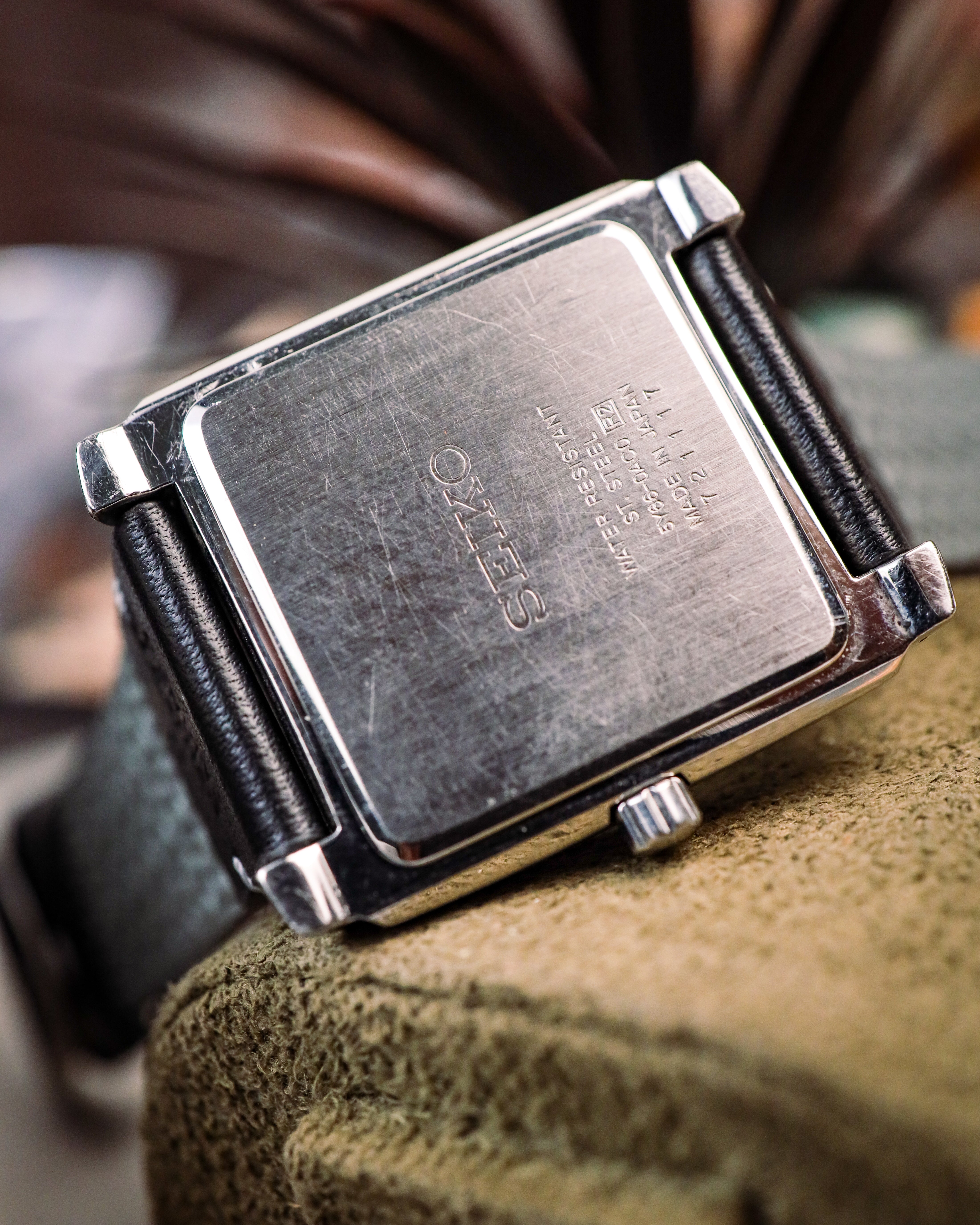 Seiko - Retrograde Day-Date Square Tank - 5Y66-0AC0 – Veteran