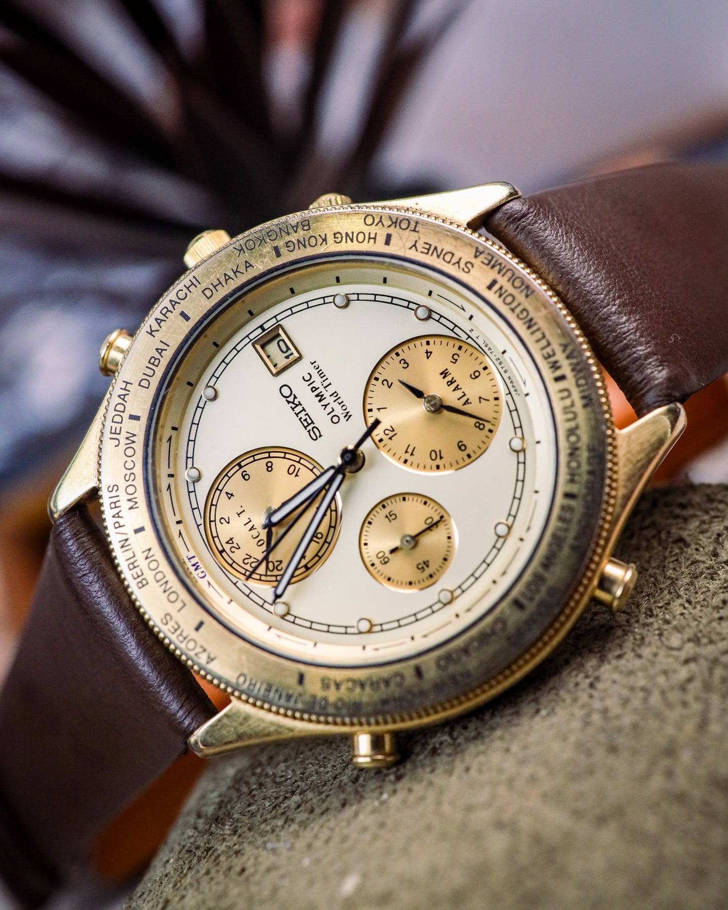 Seiko - Age of Discovery Olympic World Timer - 5T52-7A30