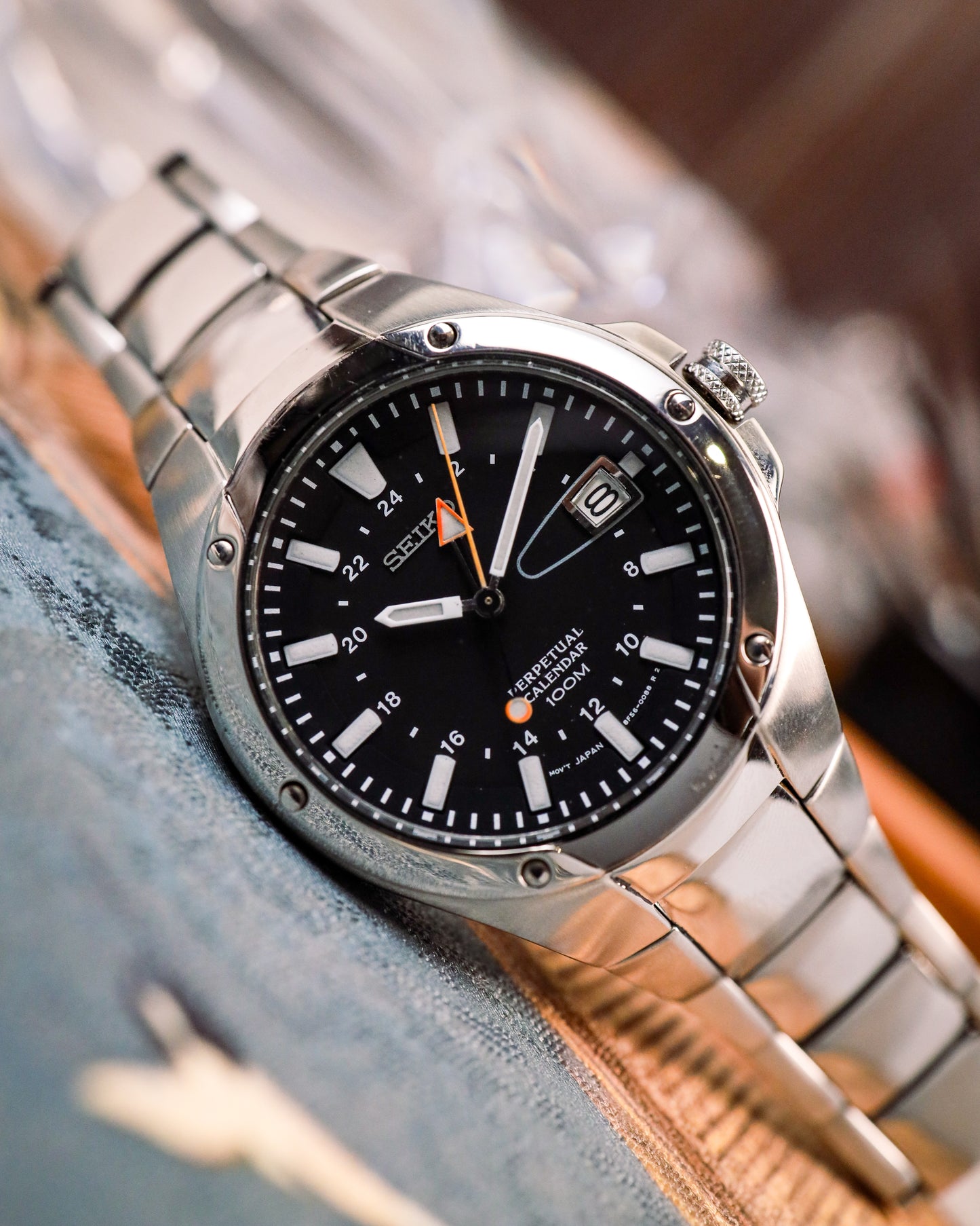 Seiko - Perpetual Calendar GMT Sport - 8F56-0090
