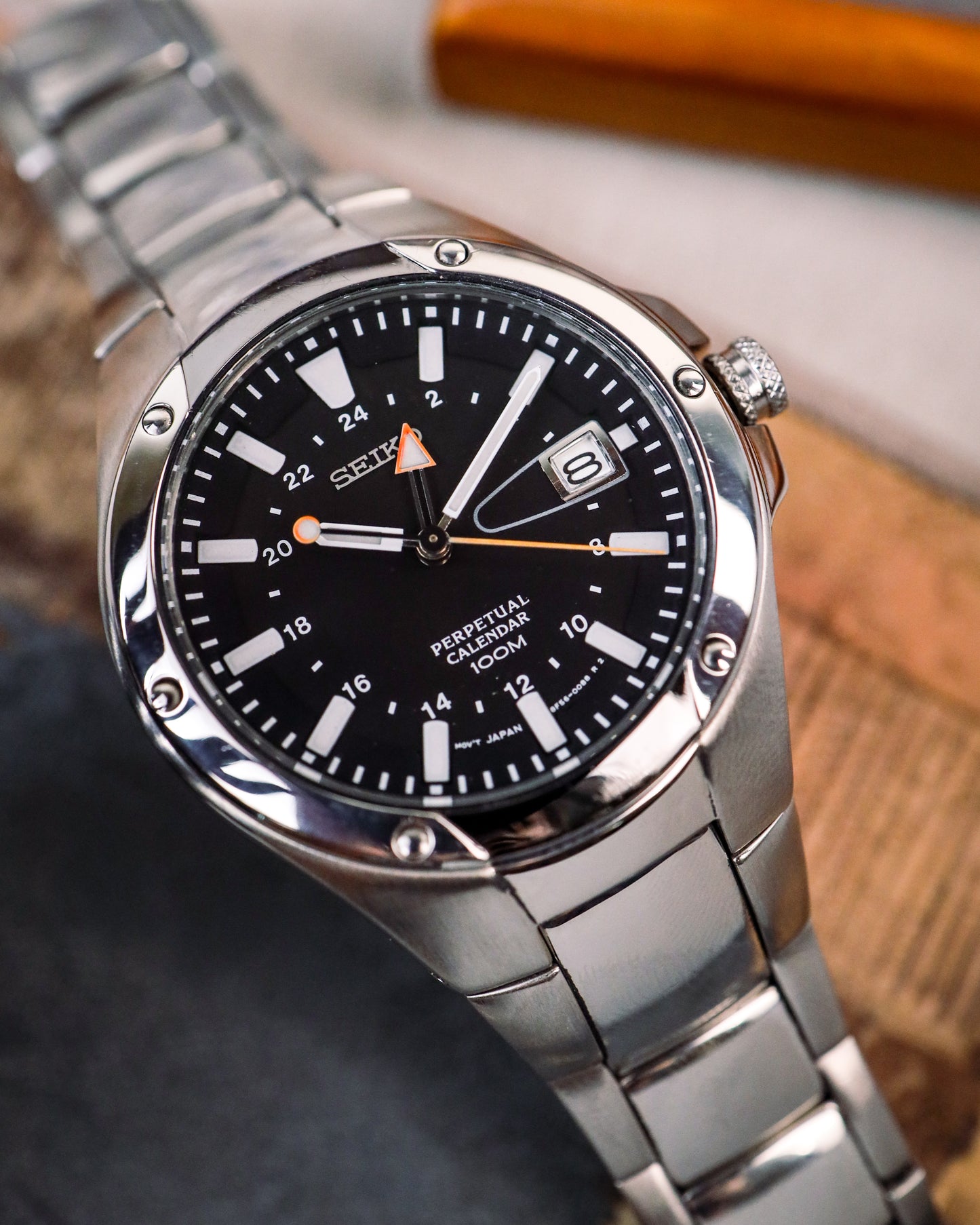 Seiko - Perpetual Calendar GMT Sport - 8F56-0090