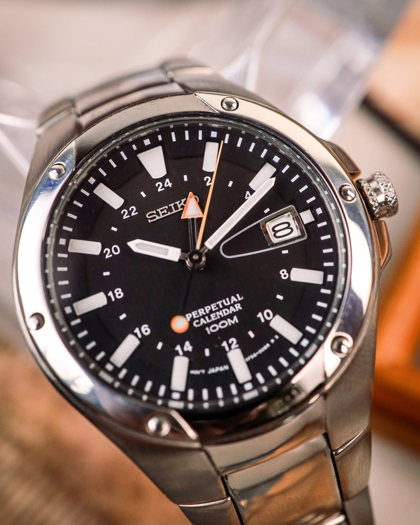 Seiko - Perpetual Calendar GMT Sport - 8F56-0090