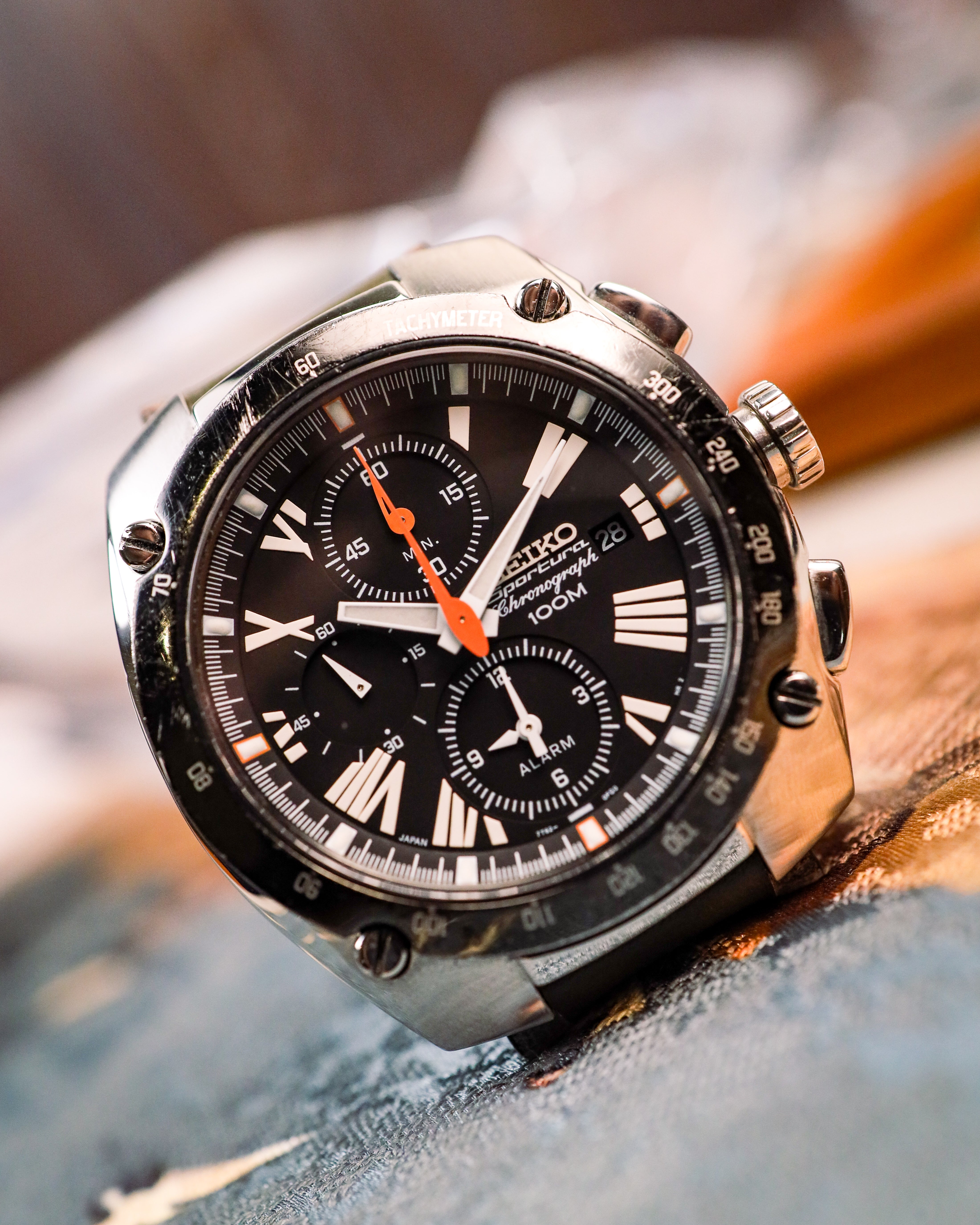 Seiko - Sportura Alarm Chronograph Military Style - 7T62-0ED0