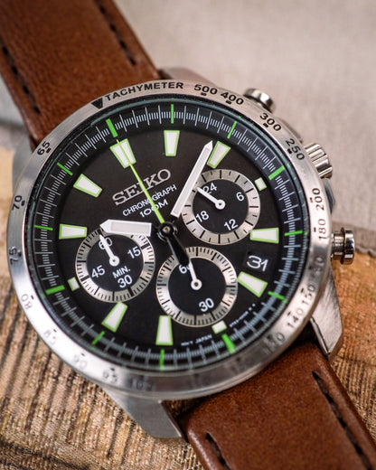 Seiko - Neo-Sports Mecha-Quartz Chronograph - 6T63-00D0