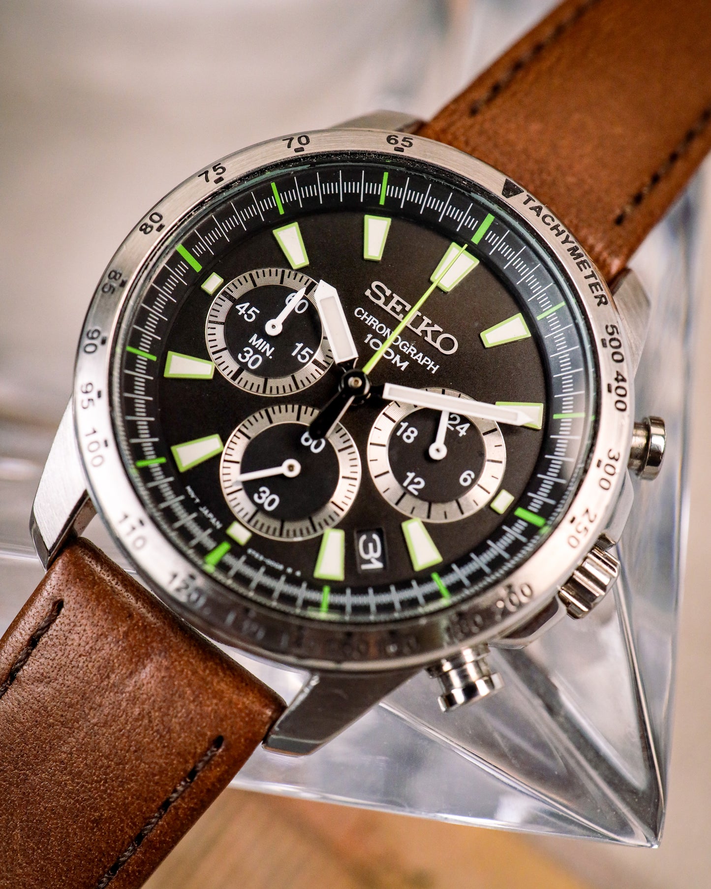 Seiko - Neo-Sports Mecha-Quartz Chronograph - 6T63-00D0