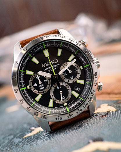 Seiko - Neo-Sports Mecha-Quartz Chronograph - 6T63-00D0
