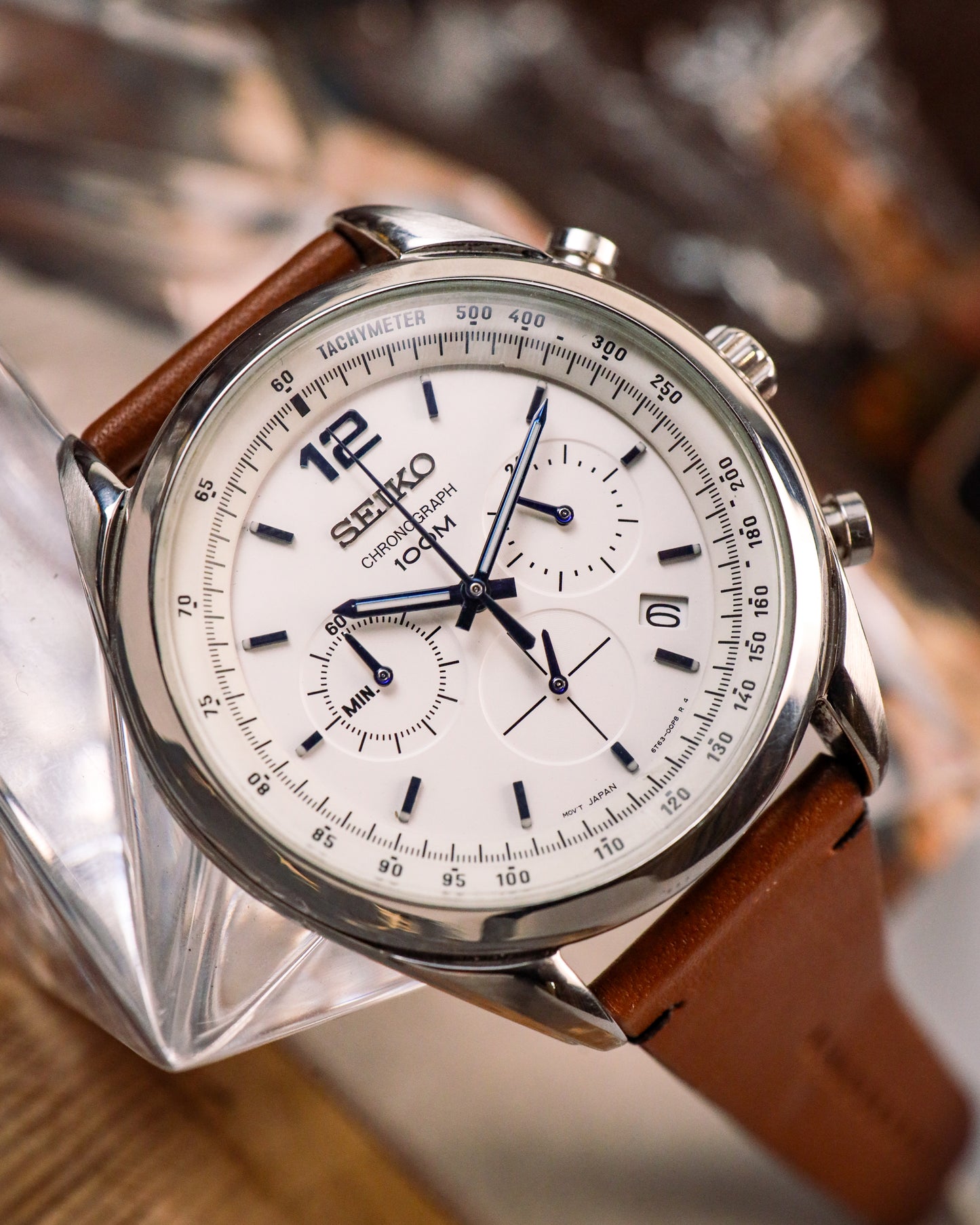 Seiko - Chronograph 100M Tachymeter - 6T63-00H0