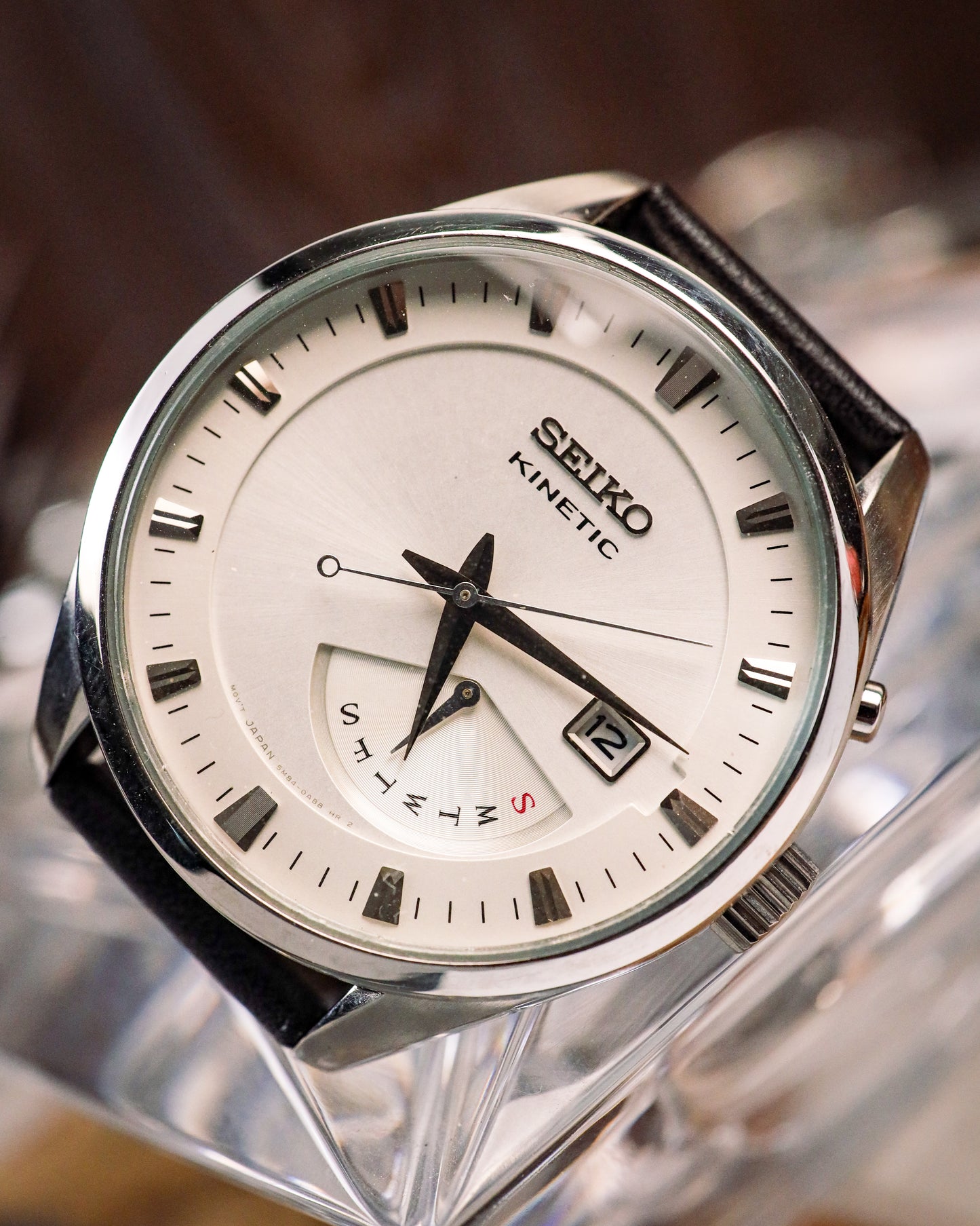 Seiko - Kinetic Retrograde Day-Date - 5M84-0AB0