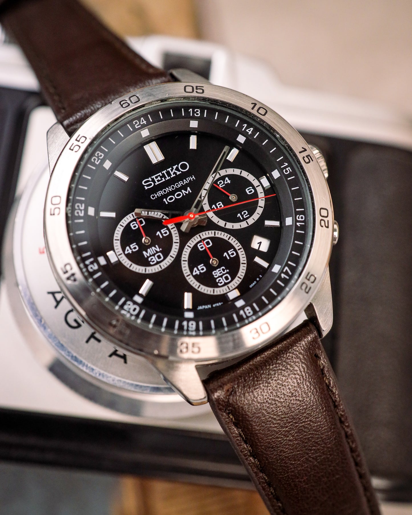 Seiko - Chronograph 100M Sports - 4T53-00A0