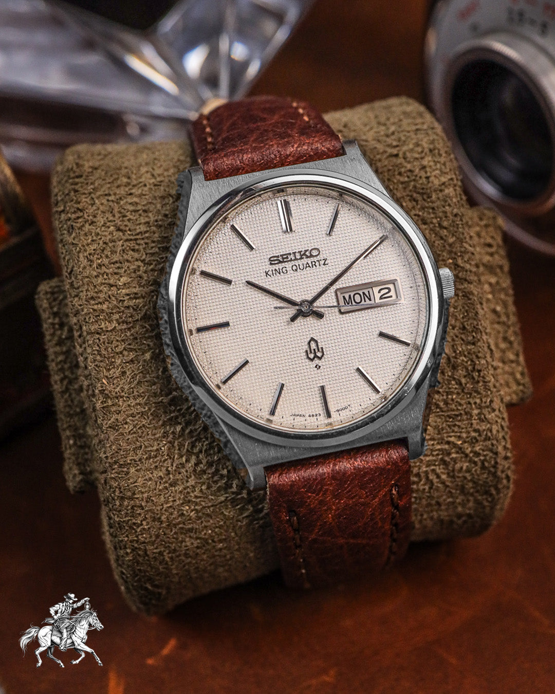 Seiko - King Quartz Textured Dial - 4823-8050