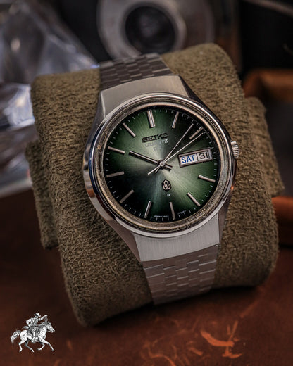Seiko - Quartz QR Green Racing Stripe - 3863-7020