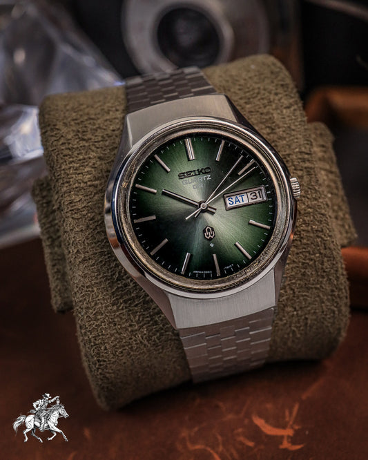 Seiko - Quartz QR Green Racing Stripe - 3863-7020