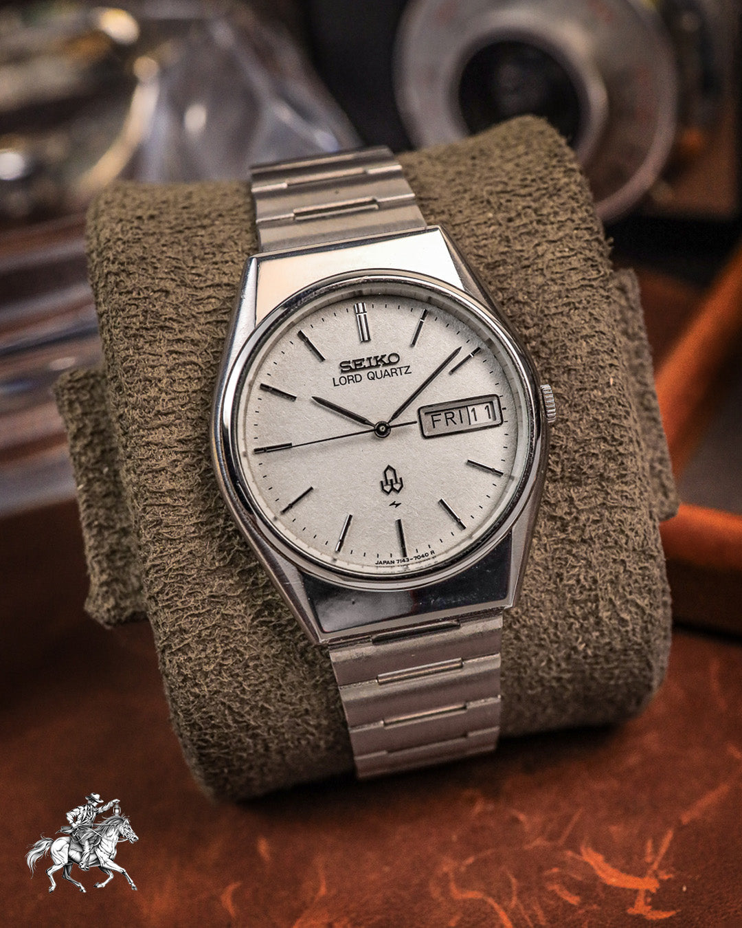 Seiko - Lord Quartz Textured Snowflake Dial - 7143-7030