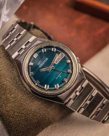 Seiko - 5 Actus SS Emerald Vintage - 6106-7690