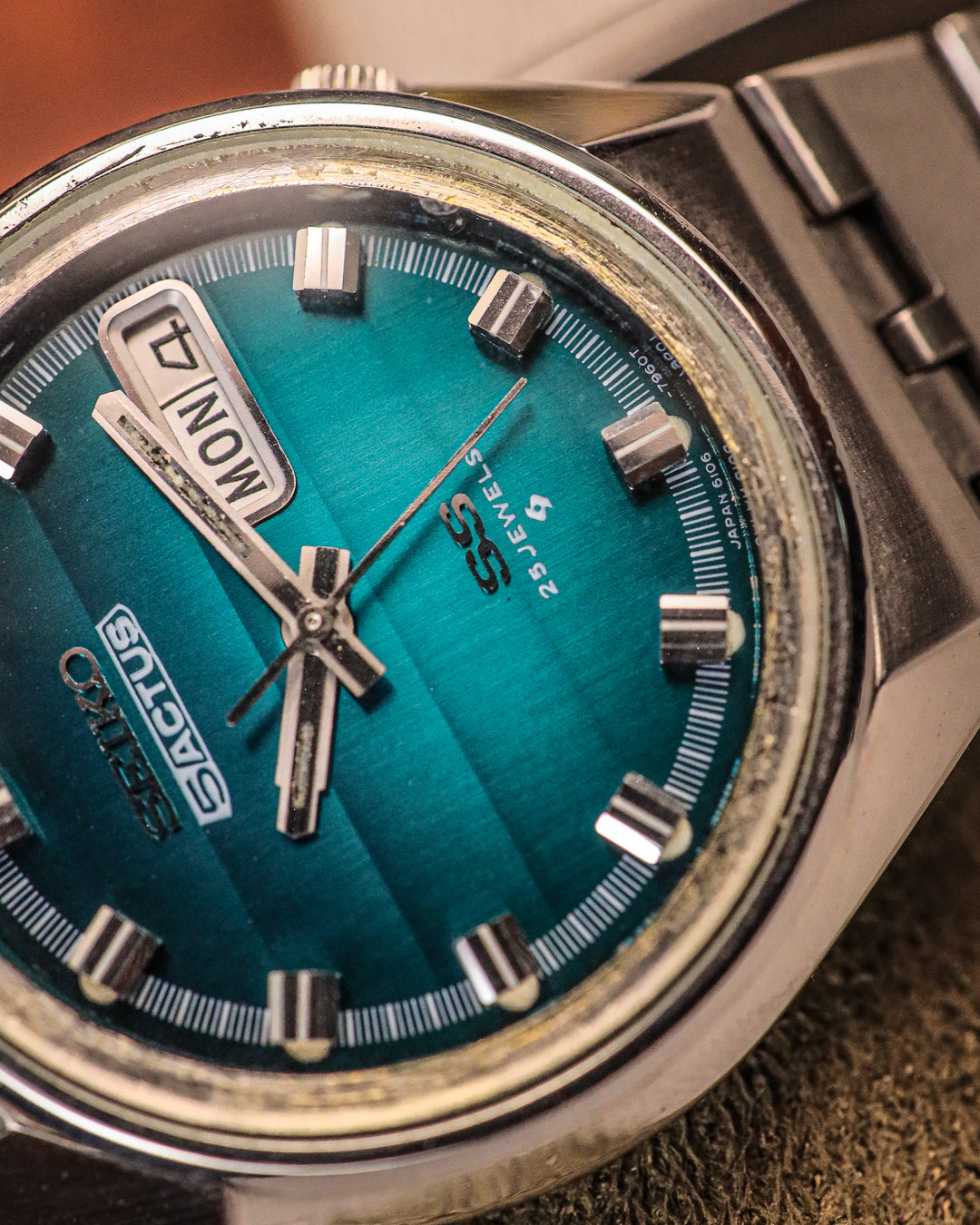 Seiko - 5 Actus SS Emerald Vintage - 6106-7690