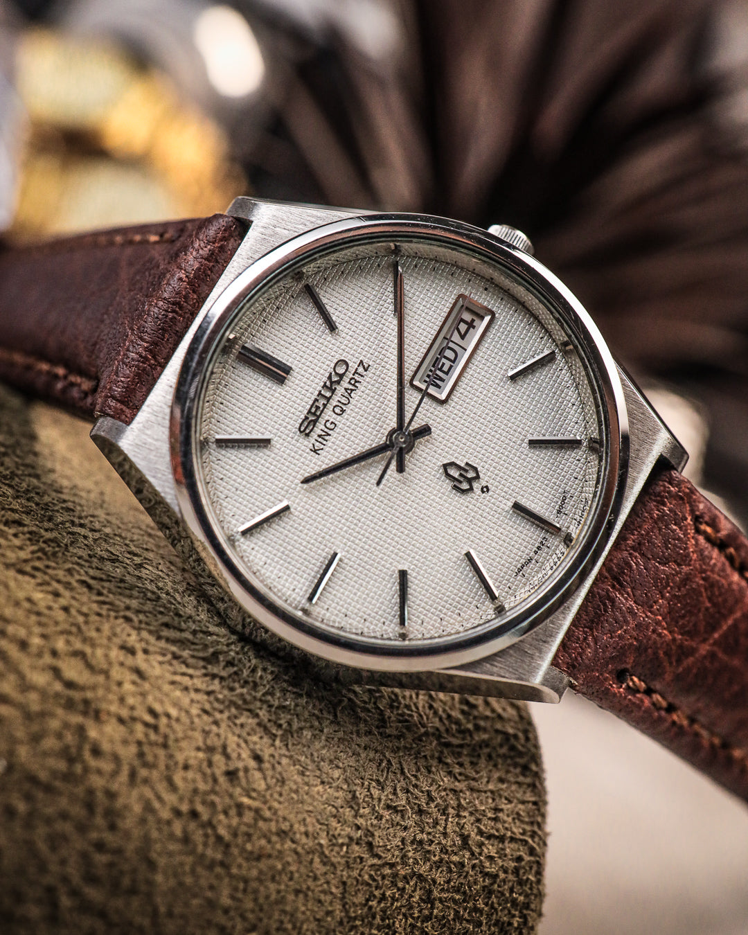Seiko - King Quartz Textured Dial - 4823-8050